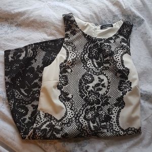 Boutique Lace Motif Formal Dress